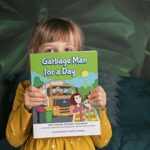Garbage man for a day interactive book
